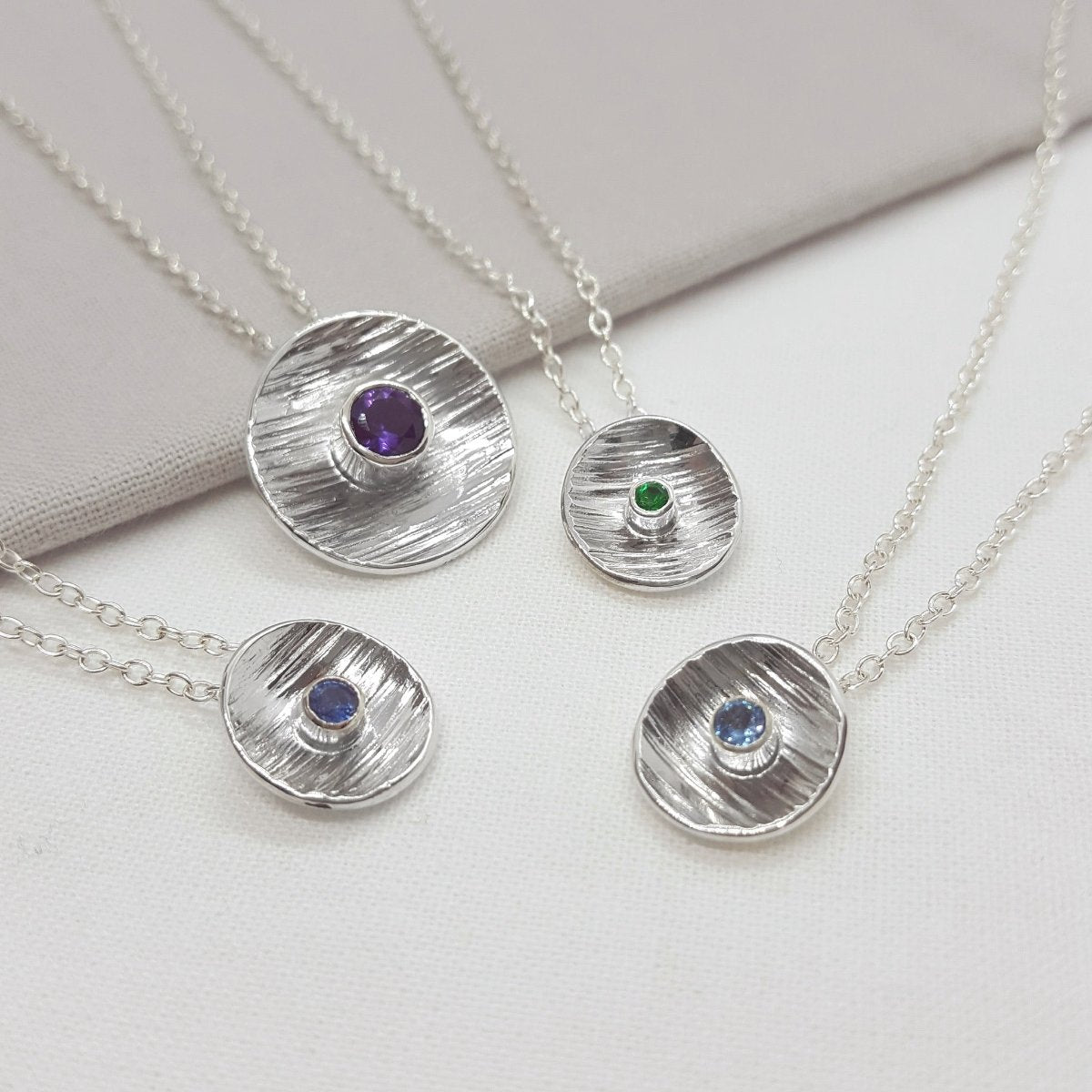 Aquamarine and Silver Necklace - Katherine Seaman Jewellery