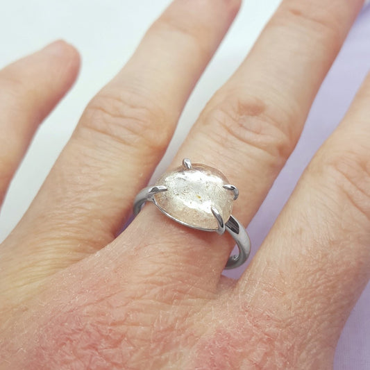 One of a Kind Tourmaline and Silver Ring - Katherine Seaman Jewellery